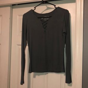 Seriously soft blue/grey long sleeve